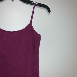 Maroon tank top